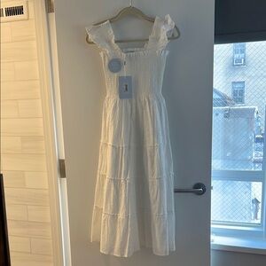 Hill House Ellie in white eyelet NWT